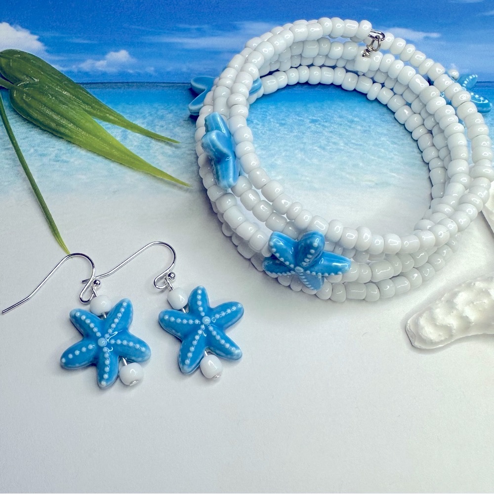 Starfish Earring & Bracelet Set